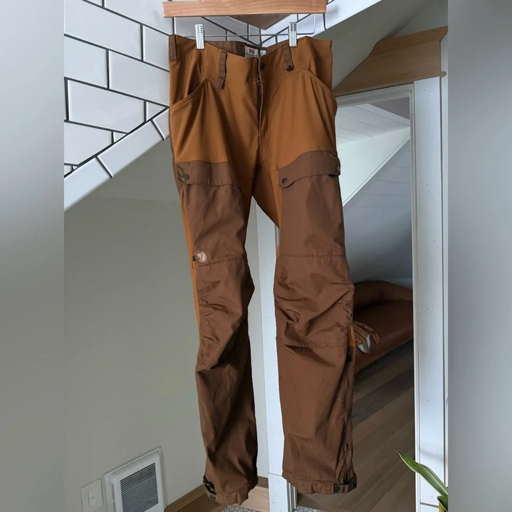 FJALLRAVEN WOMEN’S KEB TROUSERS US 34 TIMBER BROWN - Picture 9 of 9